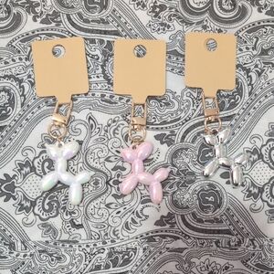 4/$20 Balloon Dog Keychain Set Of 3 *BINI